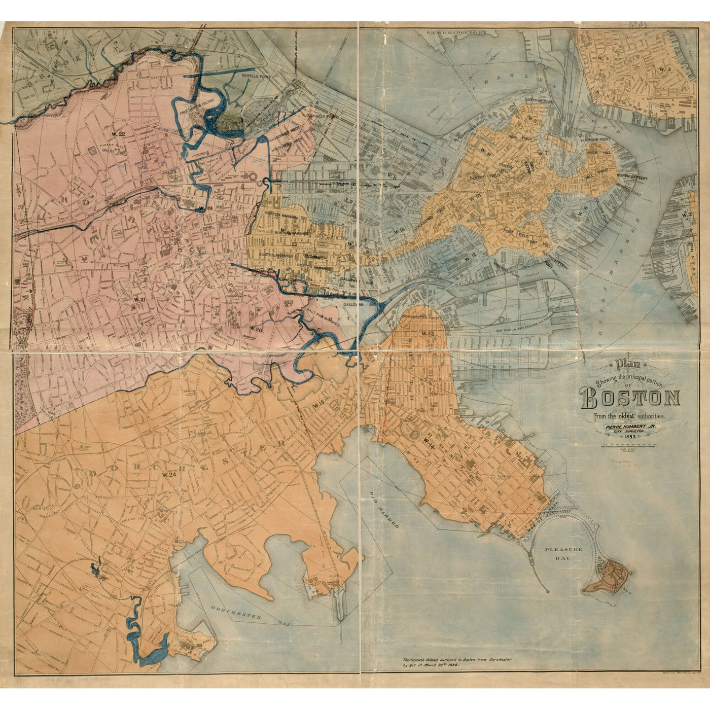 Boston from the Oldest Authorities, 1893 — 10×10 poster preview