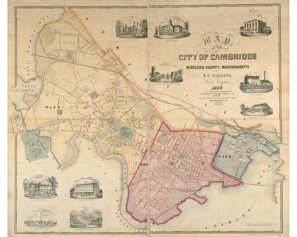 Cambridge, 1854 — 8×10 poster preview