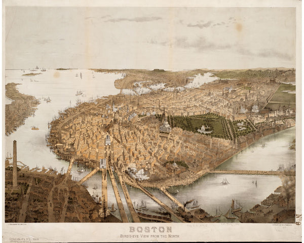 Boston from the North, 1877 — 8×10 poster preview