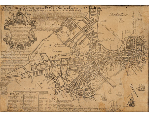 Ye Great Town of Boston, 1769 — 11×14 poster preview