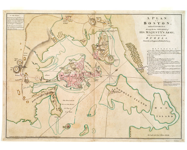 His Majesty's Army at Boston, 1776 — 8×10 poster preview