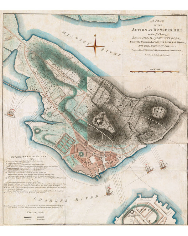 Battle of Bunker Hill, 1793 — 8×10 poster preview