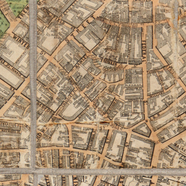 Map of the city of Boston and immediate neighborhood — detail 1