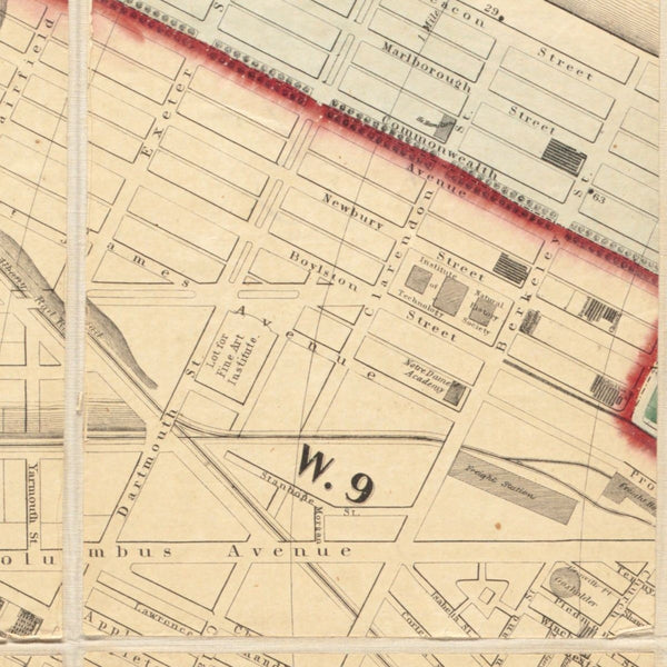 Plan of Boston, with additions and corrections — detail 1