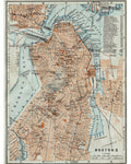 Baedeker's Downtown Boston, 1906 — 8×10 poster preview