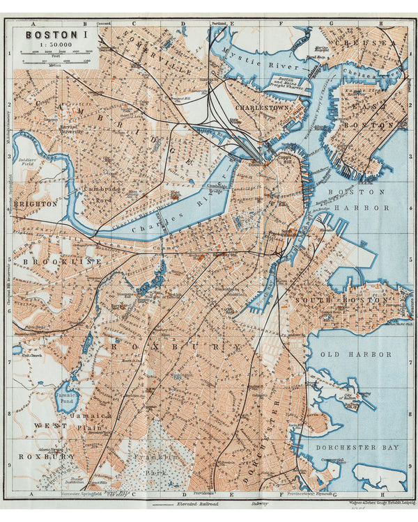 Baedeker's Boston, 1906 — 8×10 poster preview