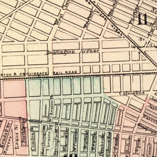 Plan of Boston — detail 1