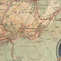 Road map of the Boston district showing the metropolitan park system. — detail 1