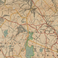 Road map of the Boston district showing the metropolitan park system. — detail 3