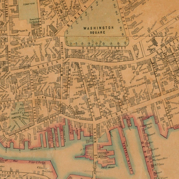 Map of the city of Salem, Mass — detail 1