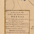 A plan of the town and harbour of Boston, and the country adjacent with the road from Boston to Concord shewing the place of the late engagement between the King's troops & the provincials, together with the several encampments of both armies in & about Boston — detail 3