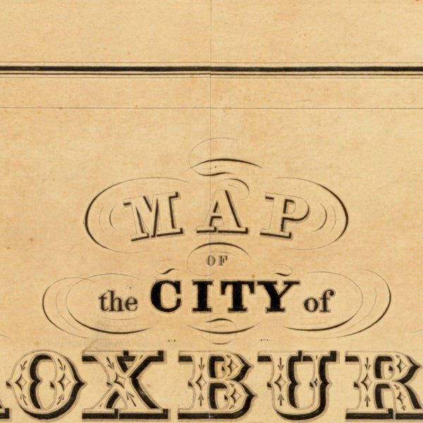 Map of the city of Roxbury — detail 1