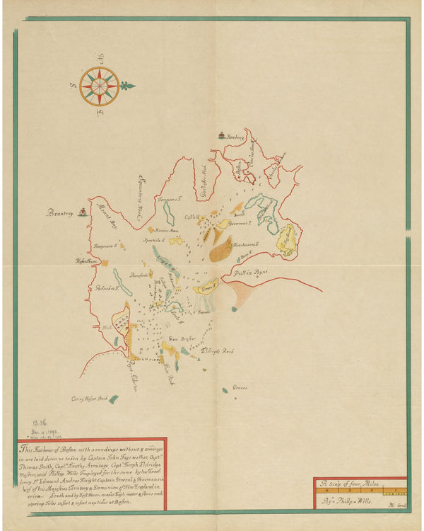 Boston Harbor, 1688 — 8×10 poster preview