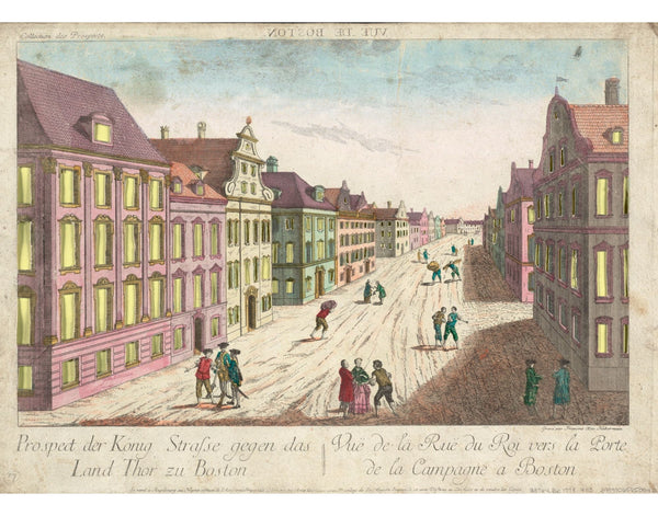 King Street, Boston, 1778 — 11×14 poster preview