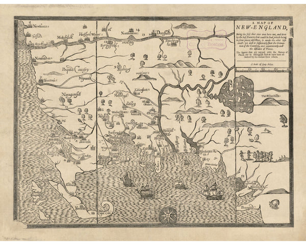 New England, 1677 — 8×10 poster preview