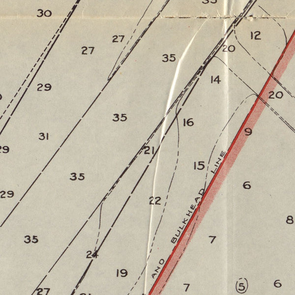Map of Boston inner harbor to accompany report under chapter 93, resolves of 1907, December 1, 1907 — detail 1