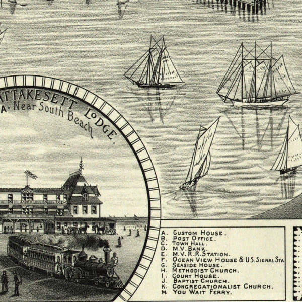 Edgartown, Duke's County, Martha's Vineyard Id., Mass — detail 1
