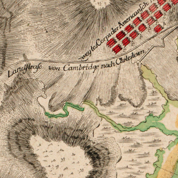 Carte von dem Hafen und der Stadt Boston — detail 1