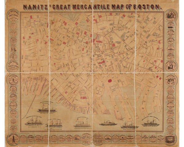 Nanitz' Mercantile Boston, 1869 — 8×10 poster preview