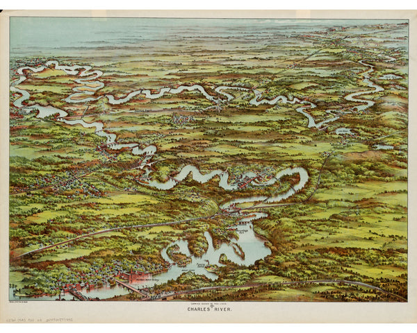 Charles River, 1900 — 8×10 poster preview