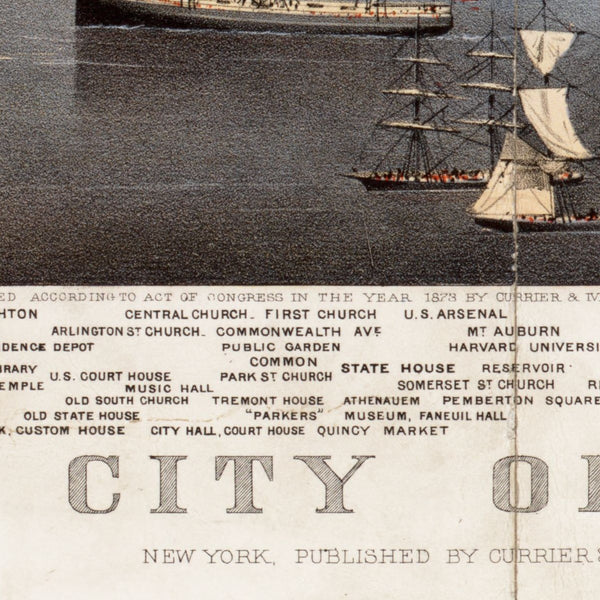 The city of Boston — detail 1