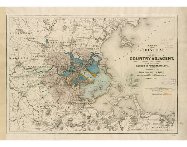 Boston As It Should Be, 1867 — 11×14 poster preview