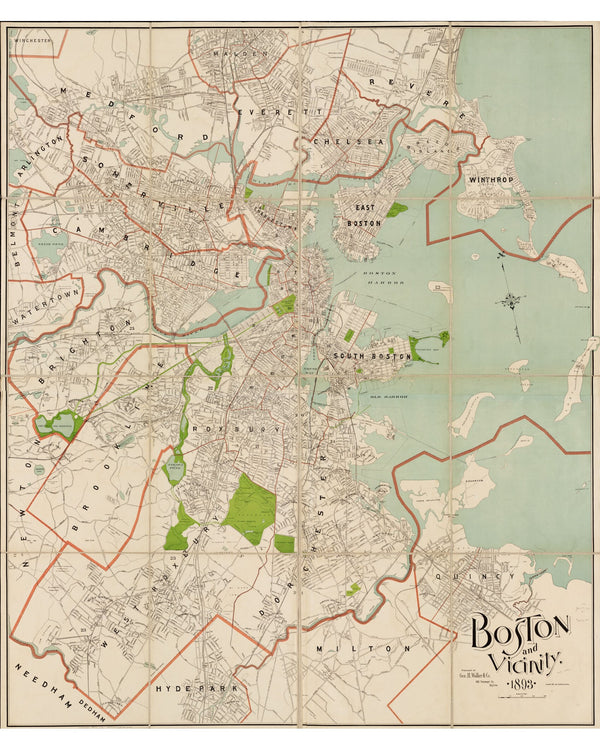 Greater Boston, 1893 — 8×10 poster preview