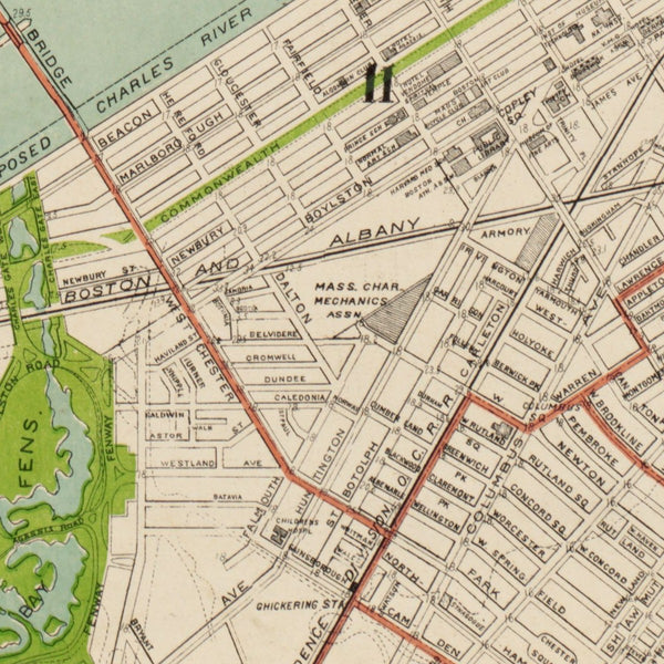 Boston and vicinity — detail 1