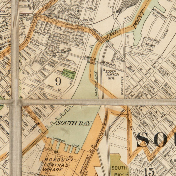 Map of Boston and suburbs — detail 1