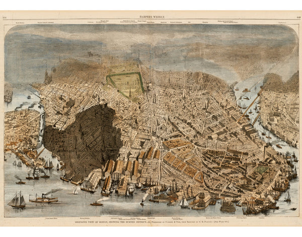 Great Fire Burned District, 1872 — 11×14 poster preview