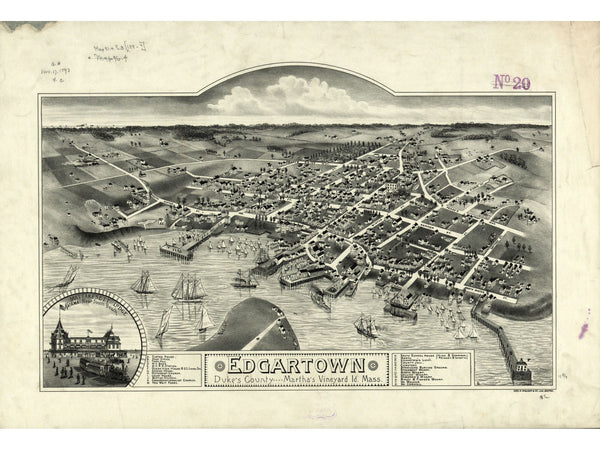 Edgartown, Martha's Vineyard, 1886 — 12×16 poster preview