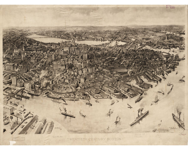 Twentieth Century Boston, 1905 — 8×10 poster preview