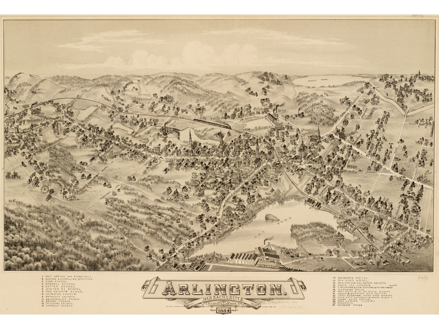 Arlington, 1884 — 12×16 poster preview