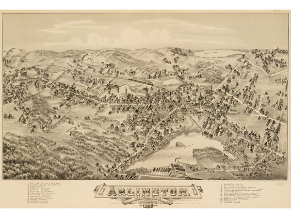 Arlington, 1884 — 12×16 poster preview